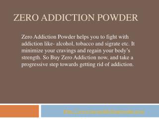 Zero Addiction Powder