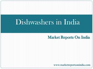 Dishwashers in India