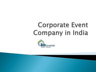 Corporate Event Company in India