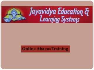 Online Abacus Training