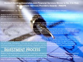 Waldorf-Harding-Associates.com Financial Services Moves