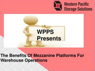 The Benefits Of Mezzanine Platforms For Warehouse Operations