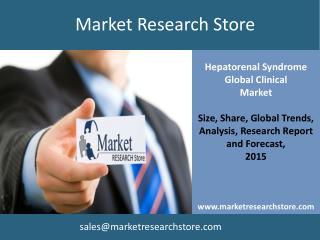 Hepatorenal Syndrome Global Clinical Market Trials Review 2