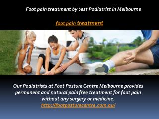 Foot Pain Treatment