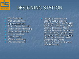 Web Designing Company Delhi