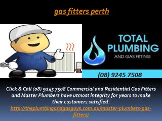 Gas Fitters Perth