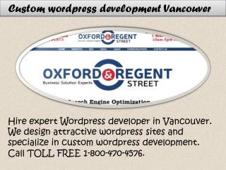 Wordpress Developer Vancouver