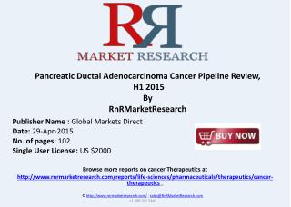 Pancreatic Ductal Adenocarcinoma - Pipeline Review, H1 2015