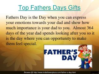 Fathers day’s Gift online