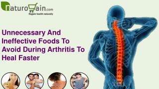 Unnecessary And Ineffective Foods To Avoid During Arthritis