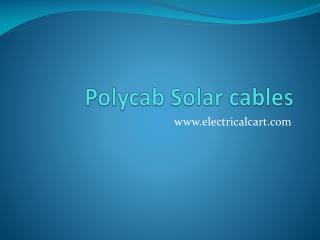 Polycab Solar Cables