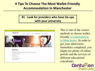 4 tips to help you choose the most wallet-friendly accommoda