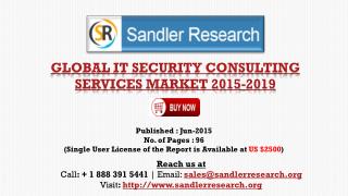 World IT Security Consulting Services Market to Grow at 7% C