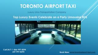 Top Events Luxury Transportation Party Limo BUS in toronto