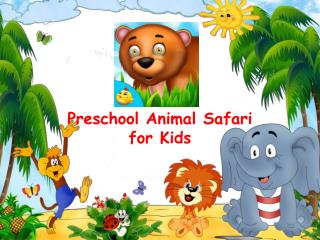 Preschool Animal Safari