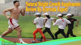 Natural Height Growth Supplements Review By Ayurveda Expert