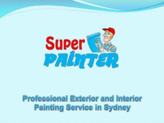 Professional Exterior and Interior Painting Service in Sydne