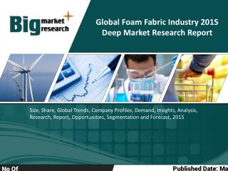 Global Foam Fabric Industry 2015 Deep Market Research Report