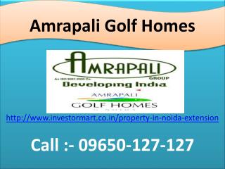 Amrapali Golf Homes Residential Apartments