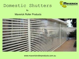 Domestic Roller Shutters