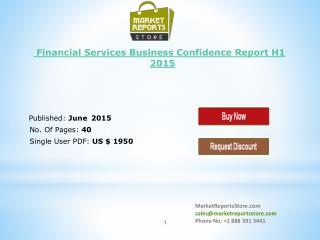 Financial Services of Business Confidence Research & Forecas