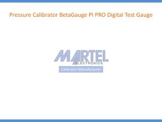 Pressure Calibrator BetaGauge PI PRO Digital Test Gauge