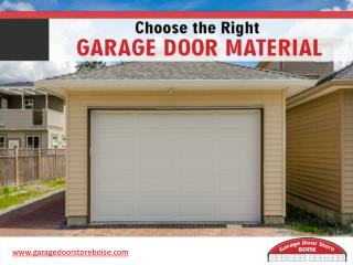 Tips to Choose the Best Garage Door in Boise