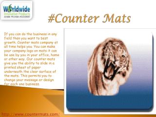 #Counter mats