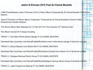 Jashn-E-Emraan 2015 Feat DJ Kamal Mustafa