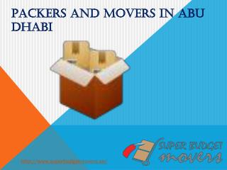 Best Movers in Abu Dhabi