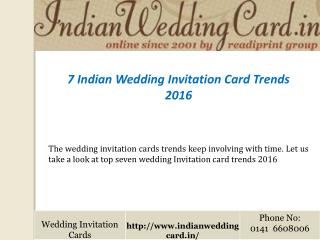 Indian Wedding Invitation Card Trends
