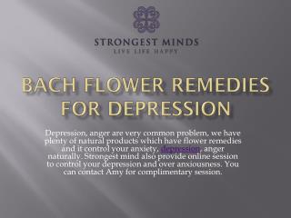 Bach Flower Remedies for Depression