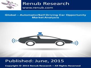 Global – Automatic/Self Driving Car Opportunity Market Analy