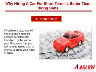 Why hiring a car for short term is better than hiring cabs