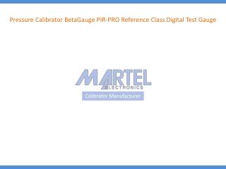 Pressure Calibrator BetaGauge PIR-PRO Reference Class Digita