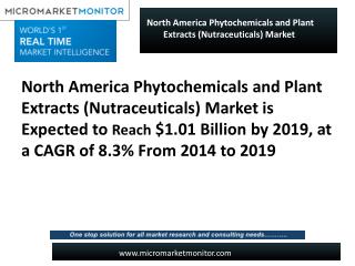 North America Phytochemicals and Plant Extracts (Nutraceutic