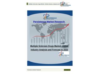 Multiple Sclerosis Drugs Market: Global Industry Analysis an