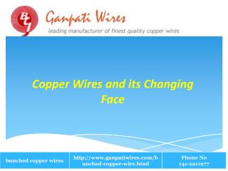Copper Wires and its Changing Face