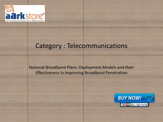 National Broadband Plans