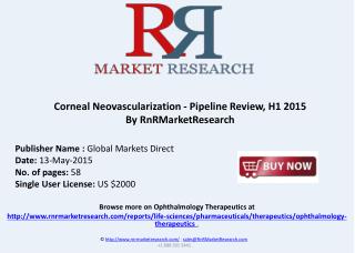 Corneal Neovascularization Drug Pipeline Review, H1 2015