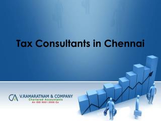 Tax Consultants in Chennai