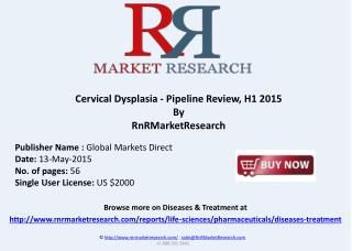 Cervical Dysplasia Therapeutic Pipeline Review, H1 2015