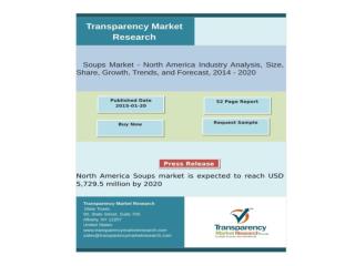 North America Soups Market Owes Growth to Attractive Flavour