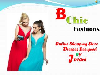 Cocktail Dresses Designed By Jovani - B Chic Fashions