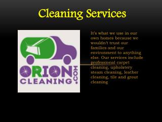 Orion Cleaning Services