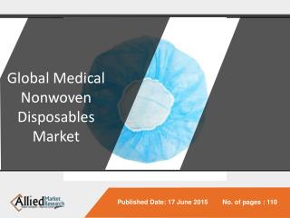 Detailed Analysis on Medical Nonwoven Disposables Market