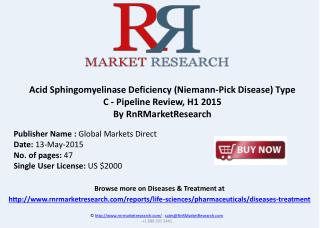 Acid Sphingomyelinase Deficiency - Pipeline Review, H1 2015