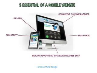 5 essential of a mobile website