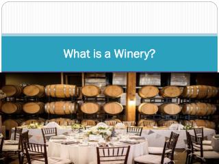 What is a Winery