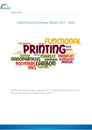 Functional Printing Materials Market at a CAGR of 25% throug